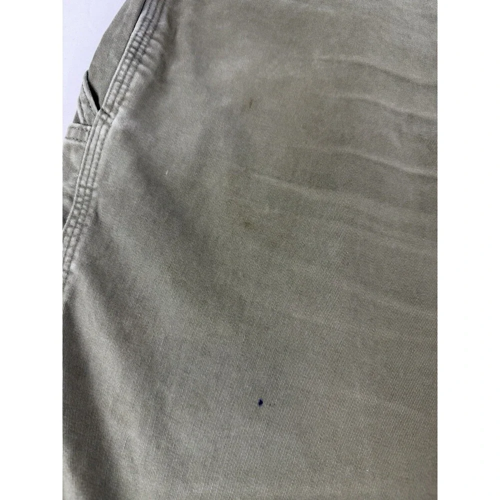 Carhartt Carpenter Shorts Mens 46 Olive Green Relaxed Fit Duck
